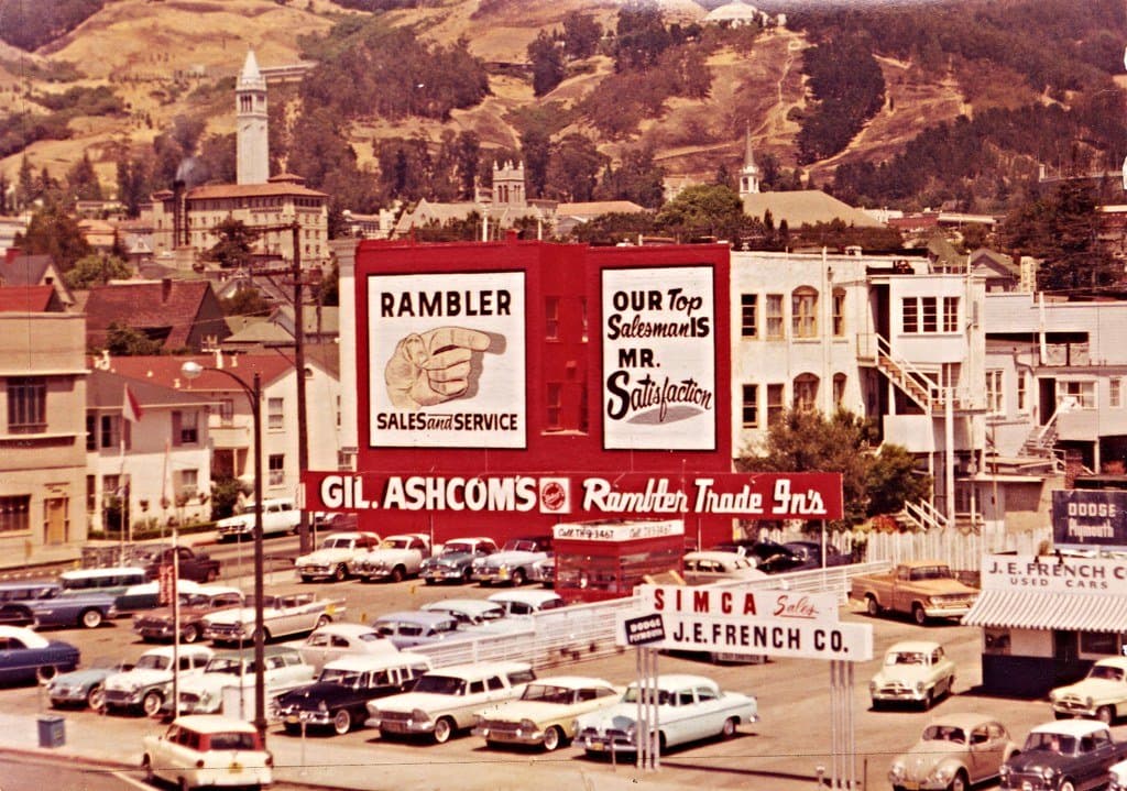 汽车销售 - Gil Ashcom Rambler & J. E. French Co. Used Car Lots, Berkeley CA